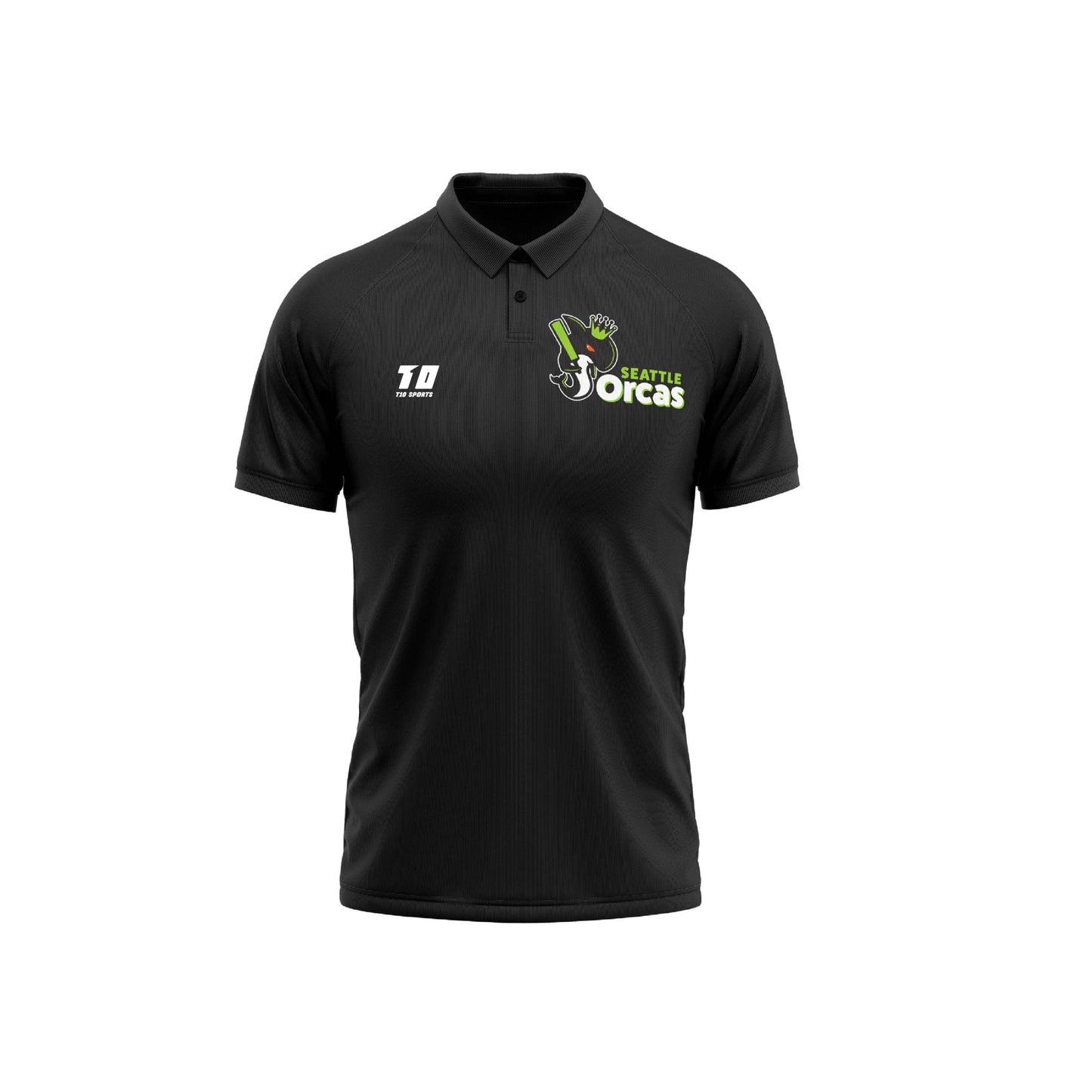 Orcas Supima Polo | Black | (Unisex/Adult)