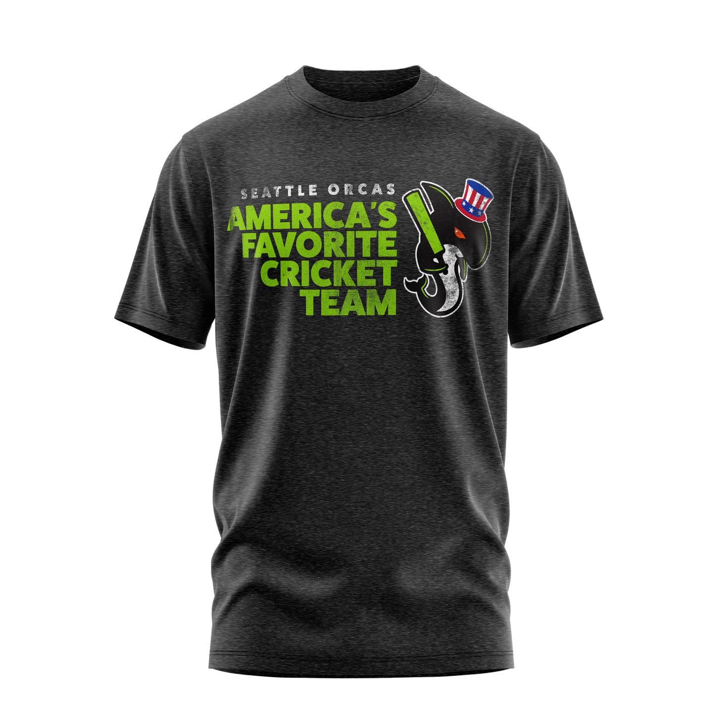 America's Favorite Cricket Team | T-Shirt | Storm Gray Heather | (Unisex/Adult)