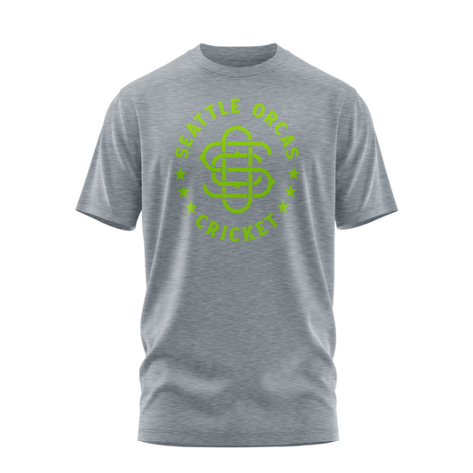 Seattle Orcas Cricket | T-Shirt | Athletic Heather | (Unisex/Adult)