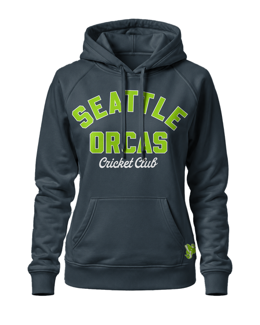 Seattle Orcas Cricket Club | Flex Fleece Pullover Hoodie | Storm Gray | (Women's)