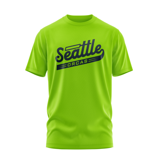 Seattle Bat | T-Shirt | Emerald Green | (Unisex/Adult)