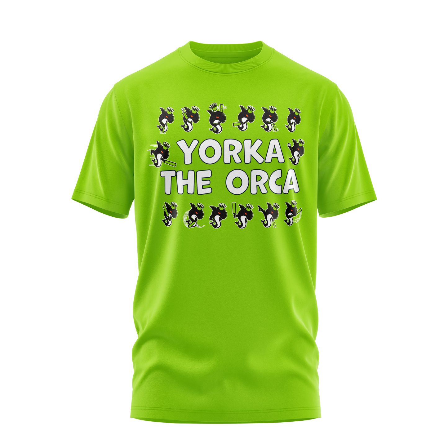 Yorka the Orca | T-Shirt | Emerald Green | (Unisex/Youth)
